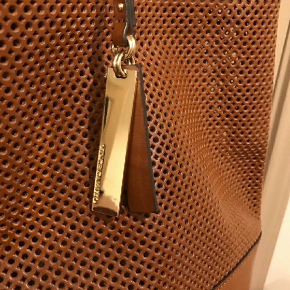 Vince Camuto Cognac Leather Shoulder bag